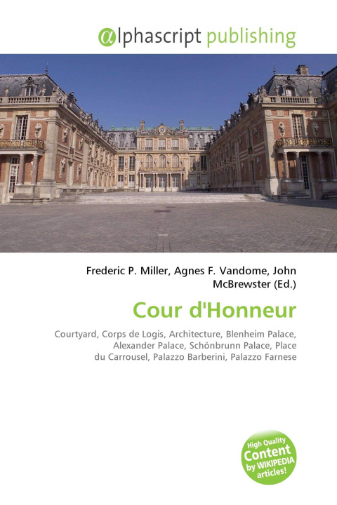 Kniha Cour d'Honneur Agnes F. Vandome