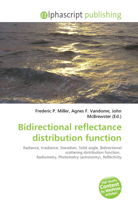 Könyv Bidirectional reflectance distribution function Agnes F. Vandome