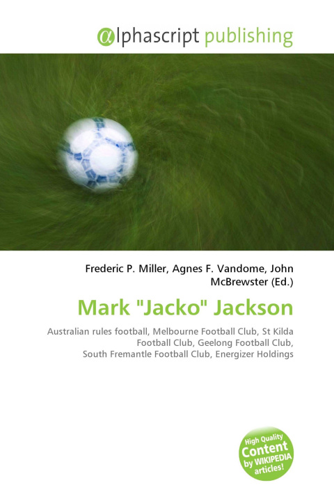 Kniha Mark "Jacko" Jackson Agnes F. Vandome