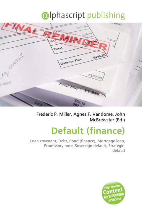Könyv Default (finance) Agnes F. Vandome