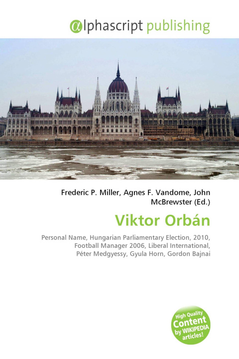 Kniha Viktor Orbán Agnes F. Vandome