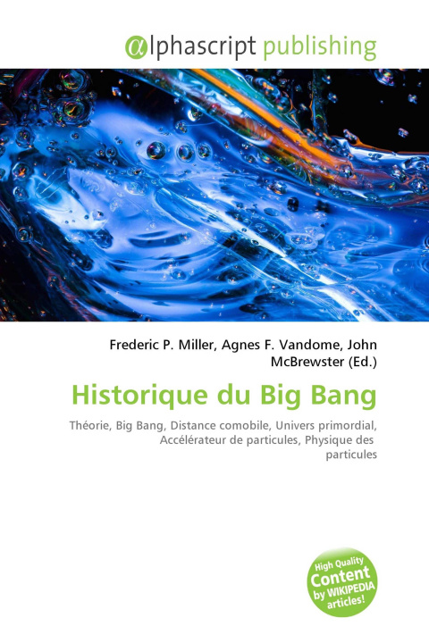 Carte Historique du Big Bang Agnes F. Vandome
