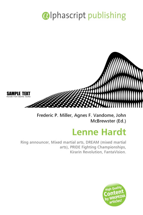 Kniha Lenne Hardt Agnes F. Vandome