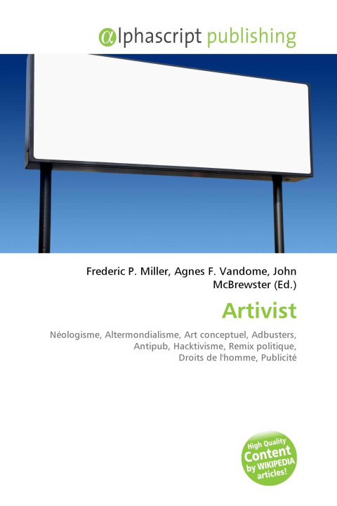 Kniha Artivist Agnes F. Vandome