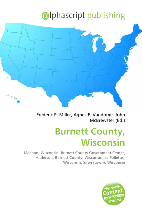 Kniha Burnett County, Wisconsin Agnes F. Vandome