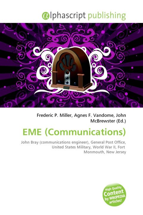 Kniha EME (Communications) Agnes F. Vandome