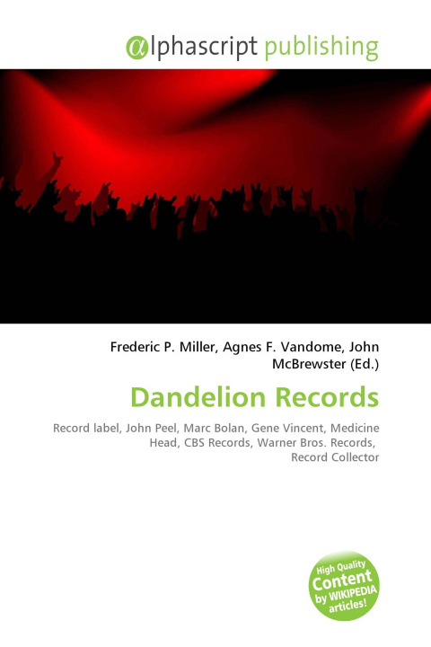 Knjiga Dandelion Records Agnes F. Vandome
