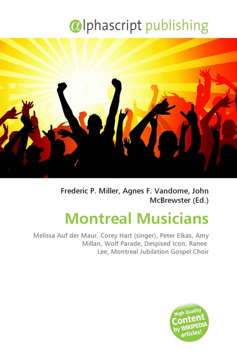 Kniha Montreal Musicians Agnes F. Vandome