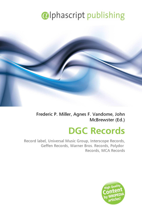 Könyv DGC Records Agnes F. Vandome