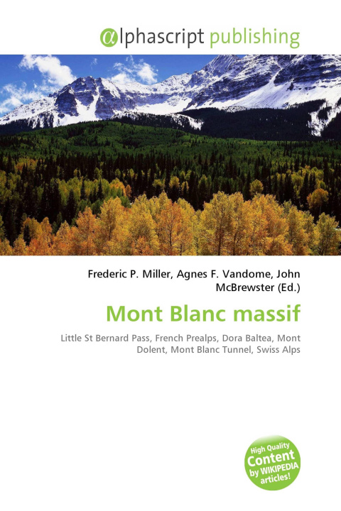 Kniha Mont Blanc massif Agnes F. Vandome