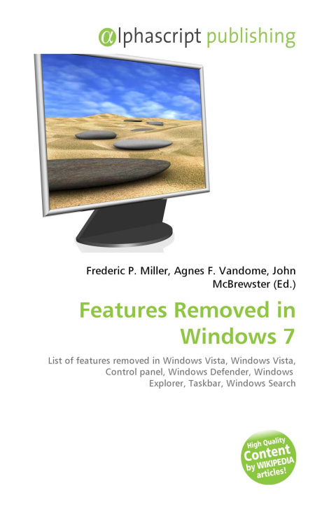 Kniha Features Removed in Windows 7 Agnes F. Vandome