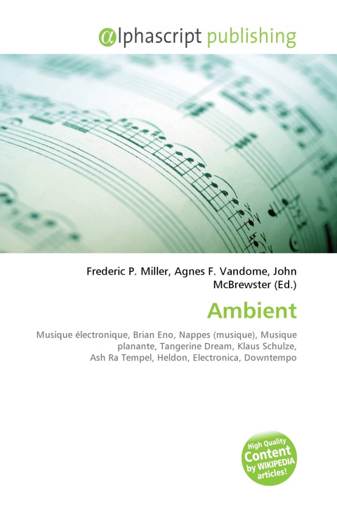 Könyv Ambient Agnes F. Vandome