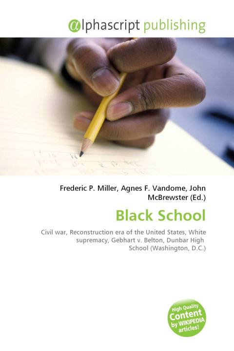 Kniha Black School Agnes F. Vandome