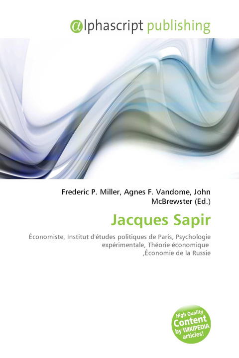 Kniha Jacques Sapir Agnes F. Vandome