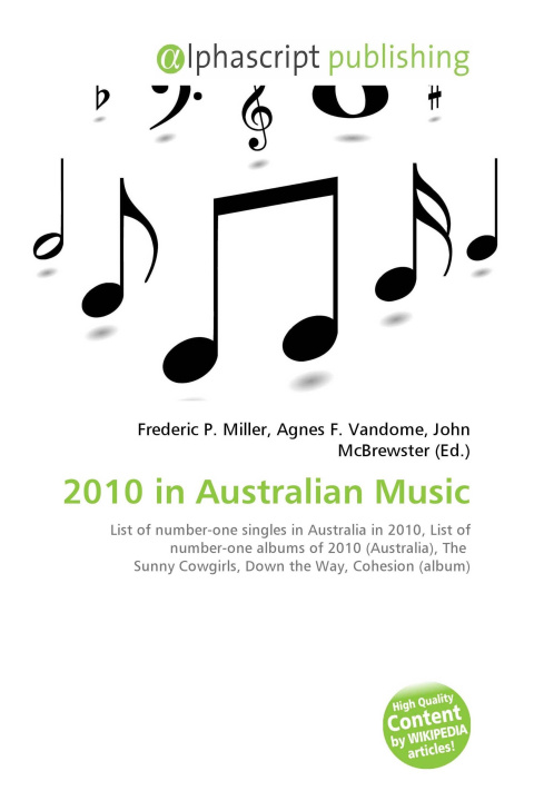 Kniha 2010 in Australian Music Agnes F. Vandome