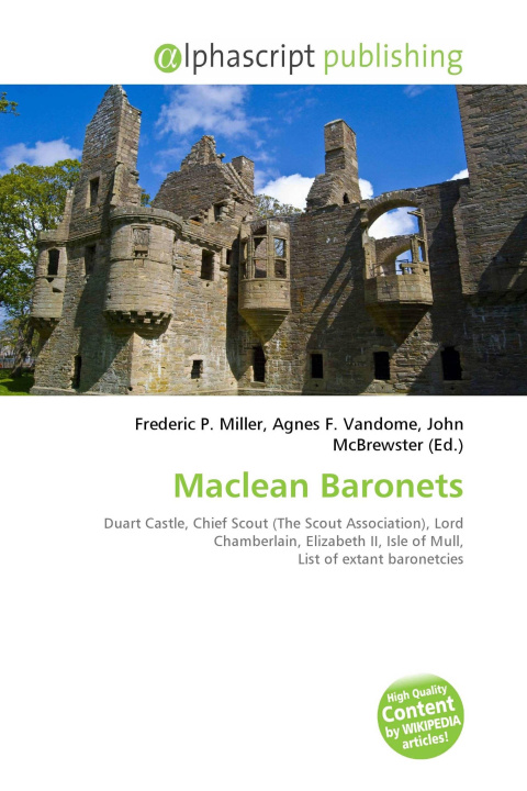 Kniha Maclean Baronets Agnes F. Vandome
