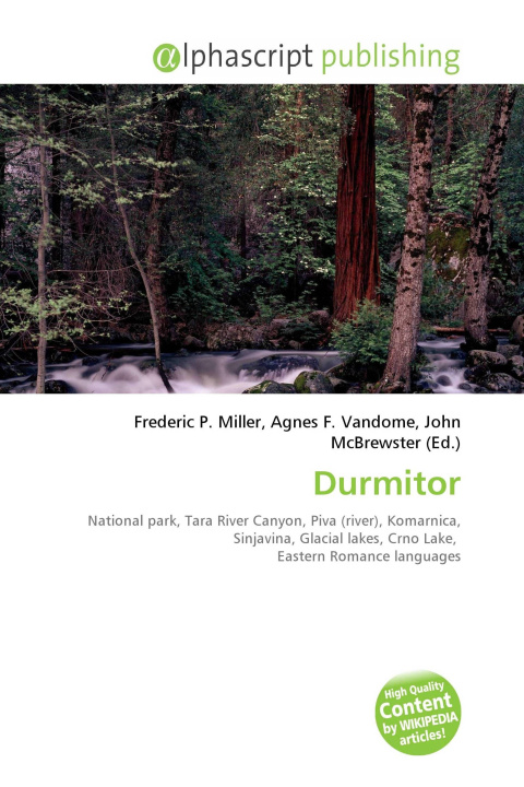 Kniha Durmitor Agnes F. Vandome