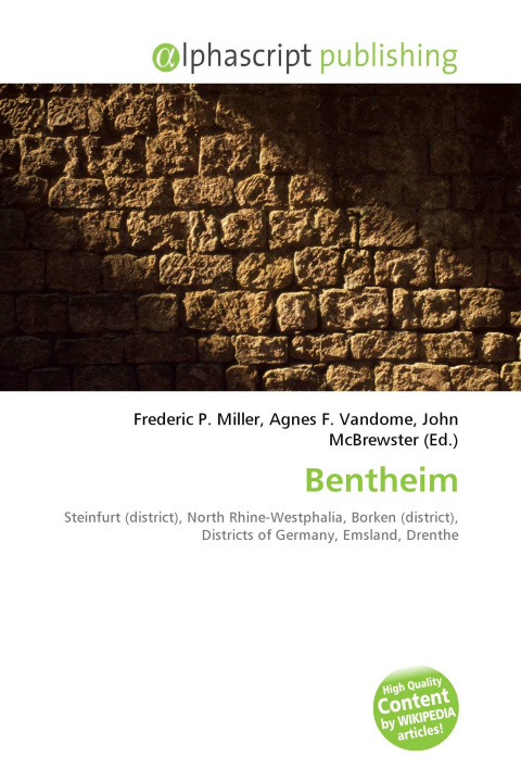 Книга Bentheim Agnes F. Vandome