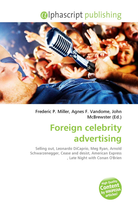 Книга Foreign celebrity advertising Agnes F. Vandome