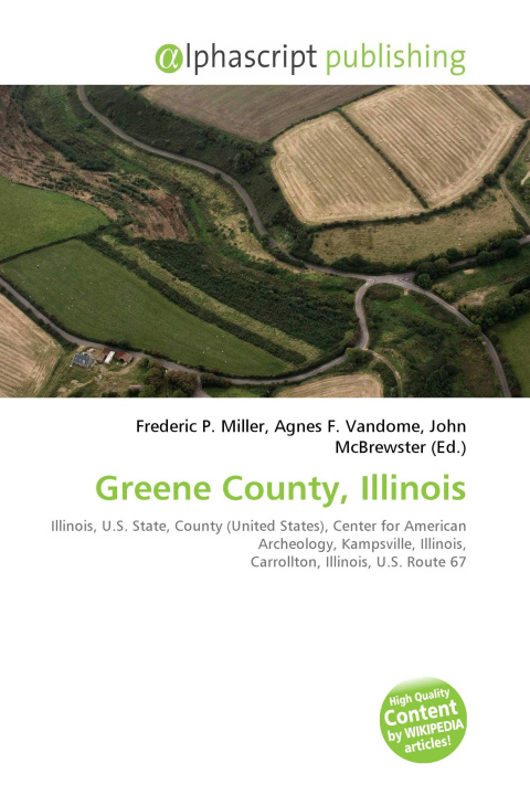 Kniha Greene County, Illinois Agnes F. Vandome