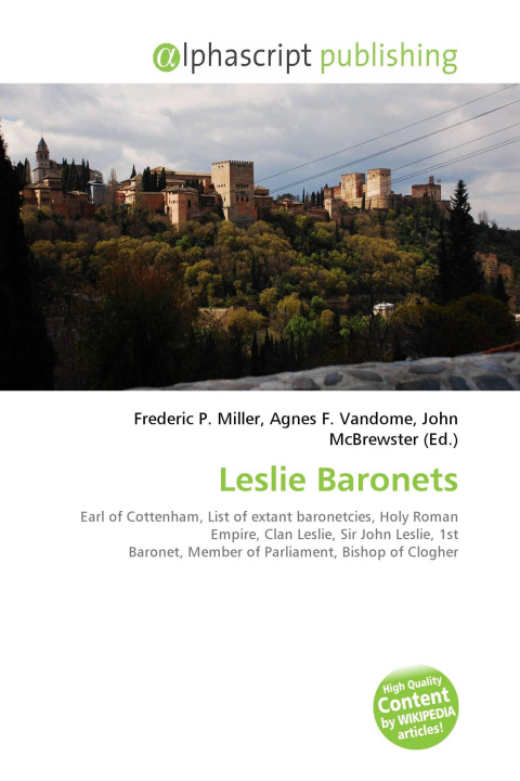 Kniha Leslie Baronets Agnes F. Vandome