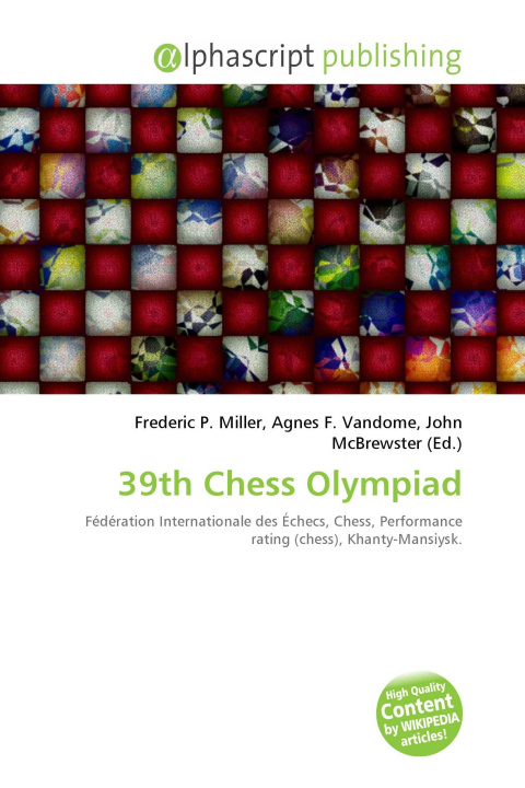 Book 39th Chess Olympiad Agnes F. Vandome