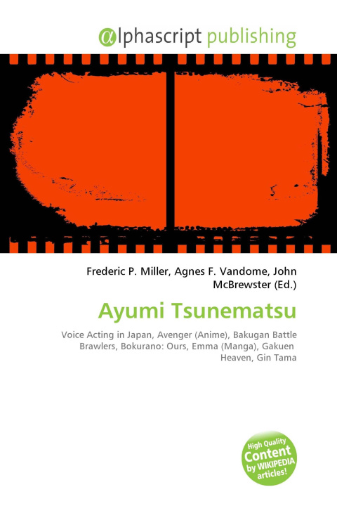 Kniha Ayumi Tsunematsu Agnes F. Vandome