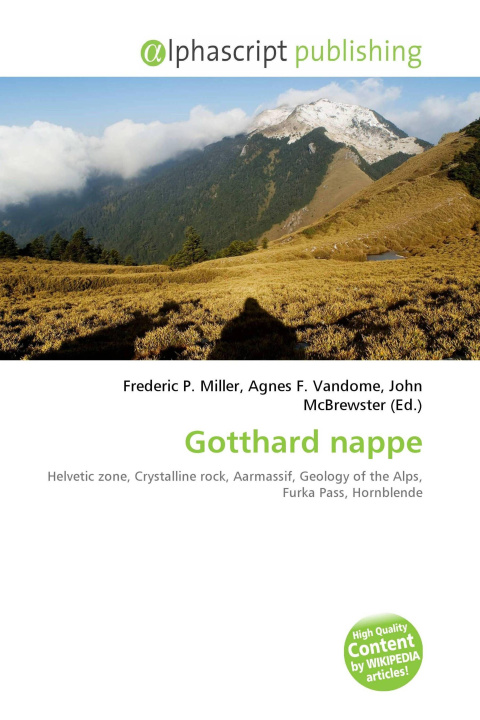 Kniha Gotthard nappe Agnes F. Vandome