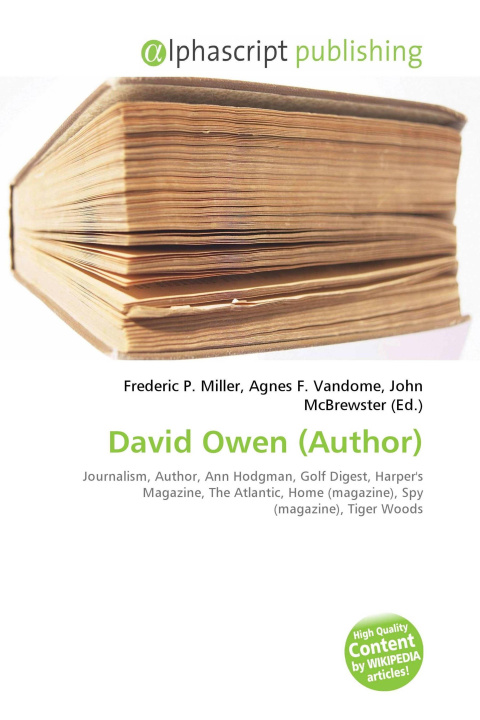 Kniha David Owen (Author) Agnes F. Vandome
