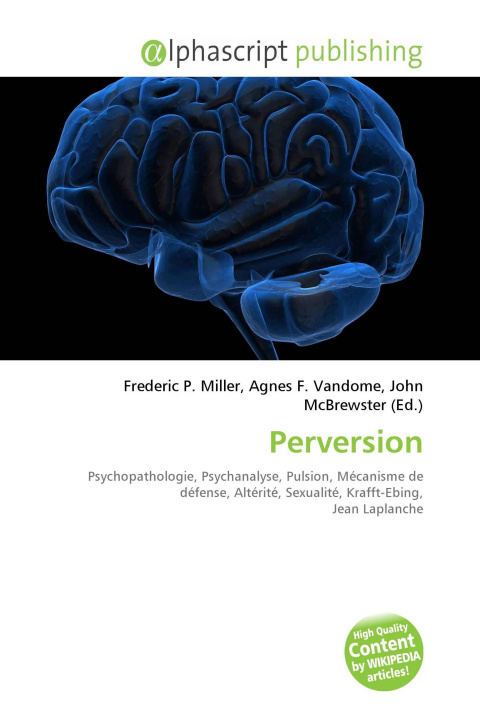 Könyv Perversion Agnes F. Vandome