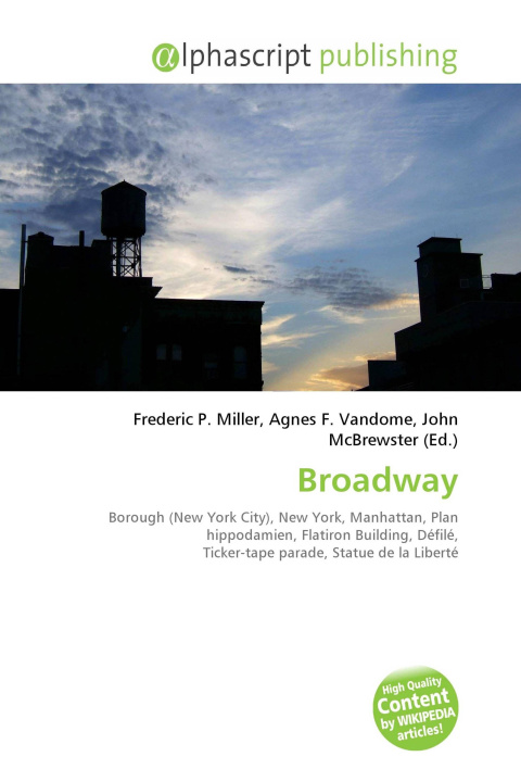 Книга Broadway Agnes F. Vandome