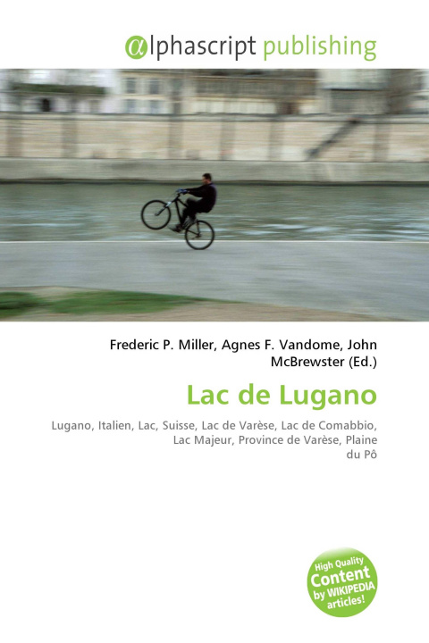Kniha Lac de Lugano Agnes F. Vandome