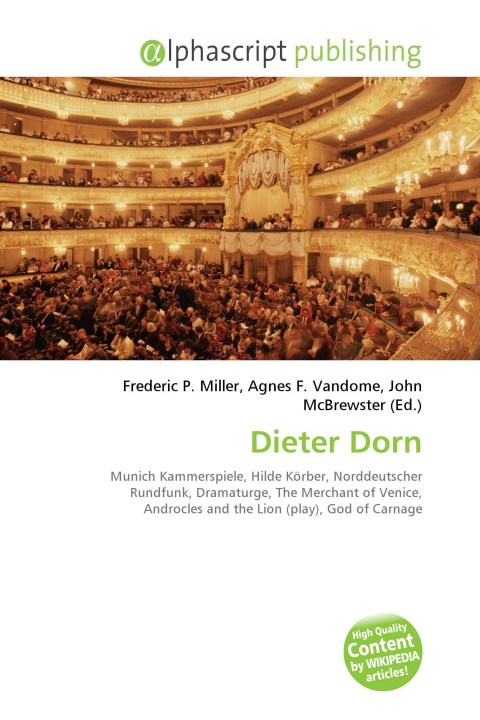 Kniha Dieter Dorn Agnes F. Vandome