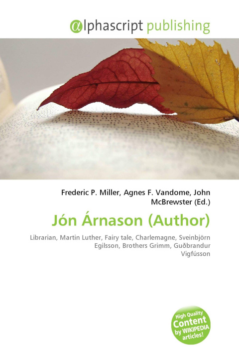 Kniha Jón Árnason (Author) Agnes F. Vandome