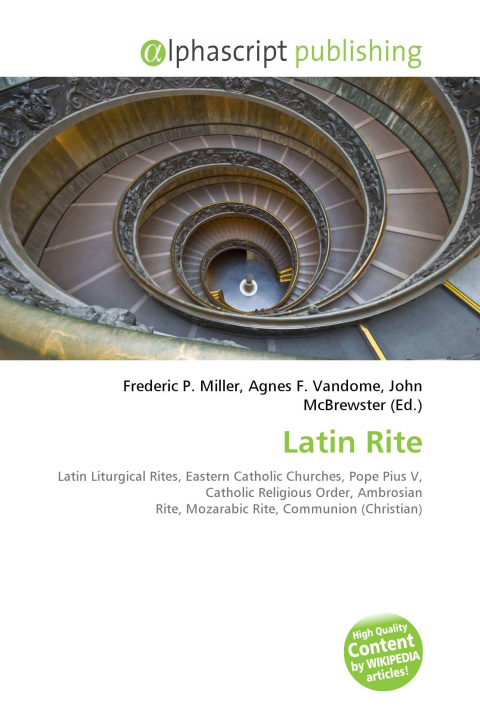 Kniha Latin Rite Agnes F. Vandome