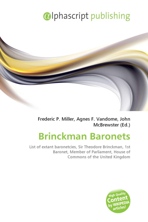 Knjiga Brinckman Baronets Agnes F. Vandome