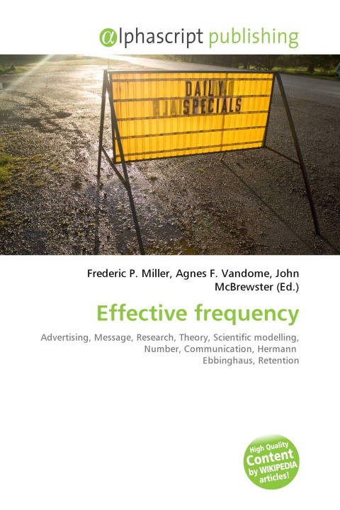 Book Effective frequency Agnes F. Vandome