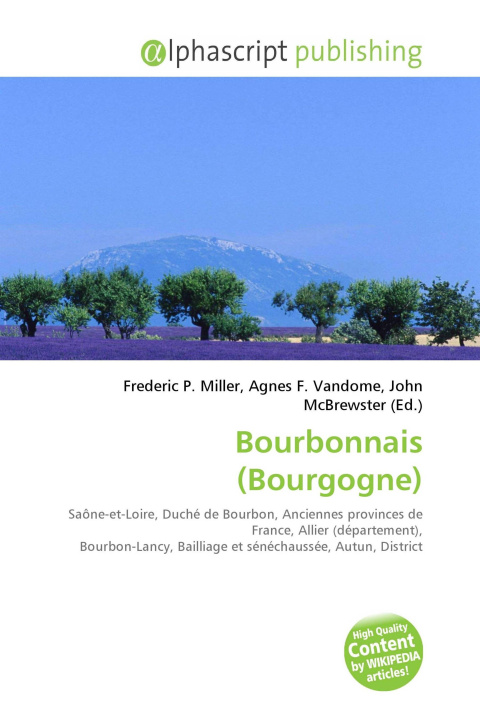 Carte Bourbonnais (Bourgogne) Agnes F. Vandome