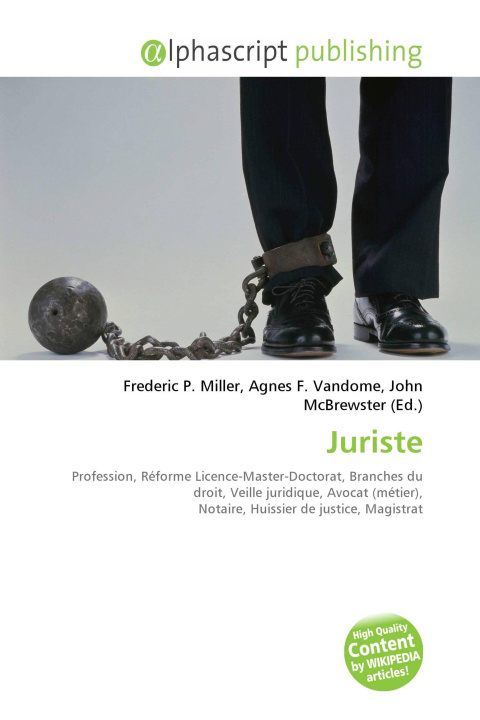 Book Juriste Agnes F. Vandome