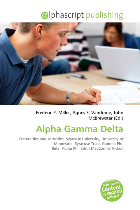Kniha Alpha Gamma Delta Agnes F. Vandome
