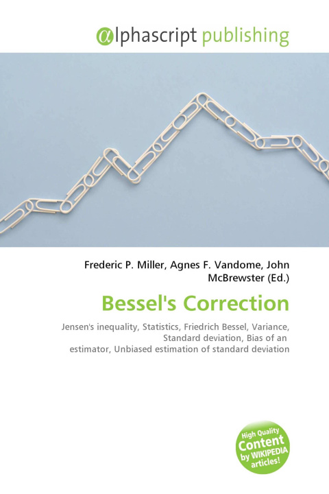 Kniha Bessel's Correction Agnes F. Vandome