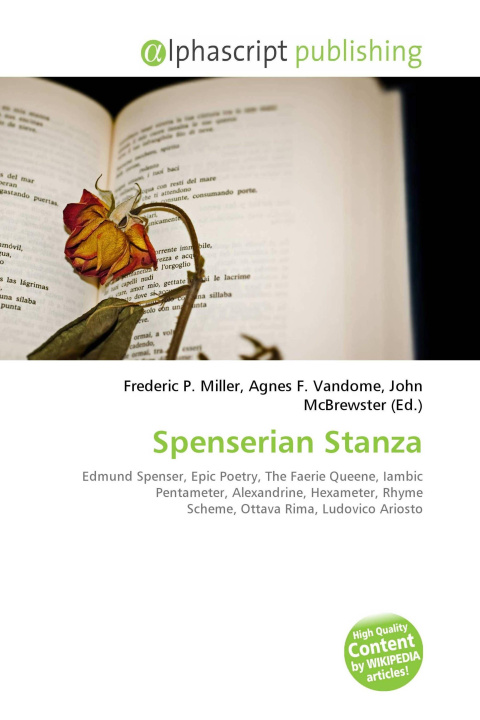 Kniha Spenserian Stanza Agnes F. Vandome