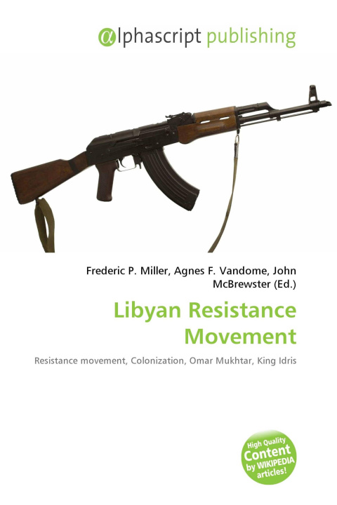 Kniha Libyan Resistance Movement Agnes F. Vandome