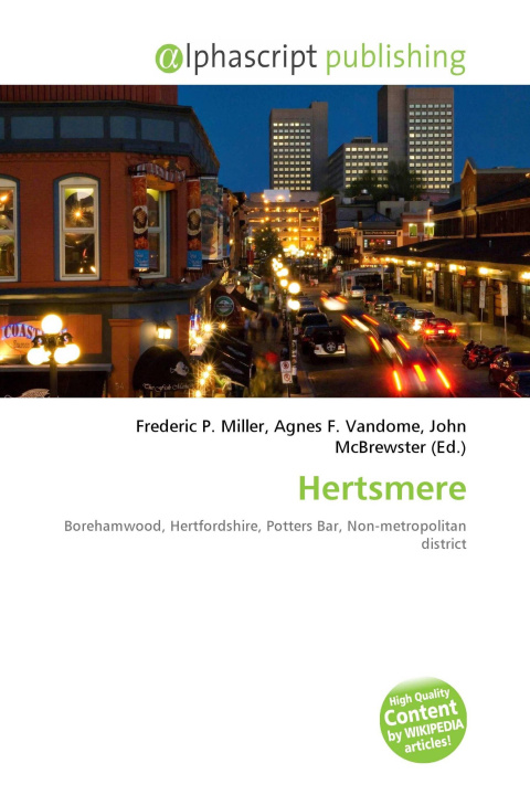 Kniha Hertsmere Agnes F. Vandome
