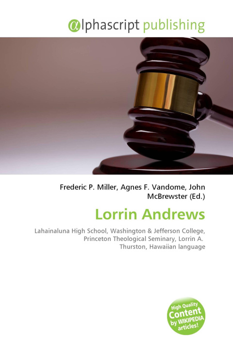 Book Lorrin Andrews Agnes F. Vandome