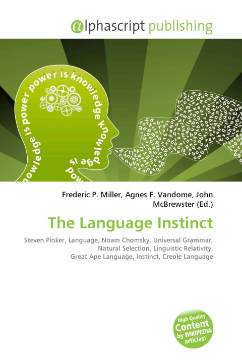 Kniha The Language Instinct Agnes F. Vandome