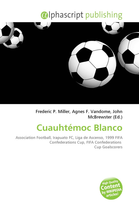 Kniha Cuauhtémoc Blanco Agnes F. Vandome