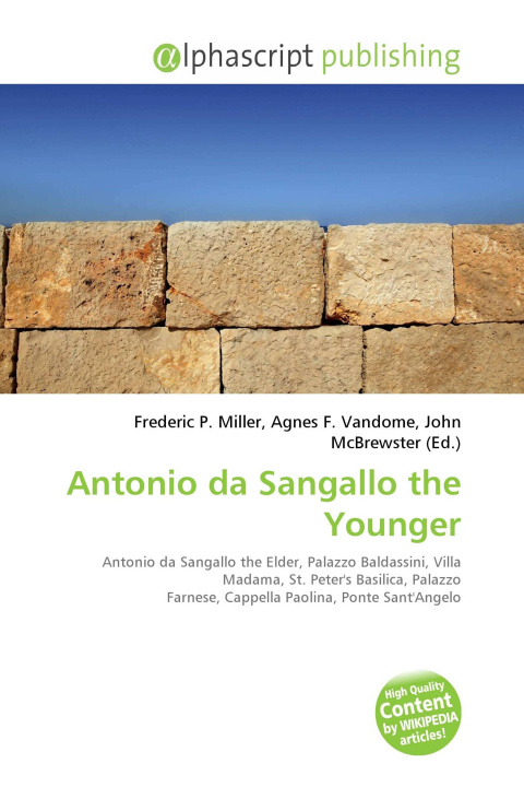 Carte Antonio da Sangallo the Younger Agnes F. Vandome