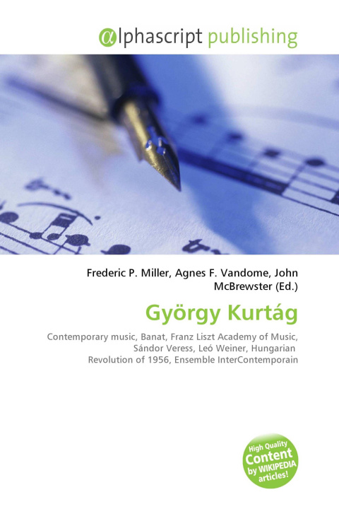Kniha György Kurtág Agnes F. Vandome