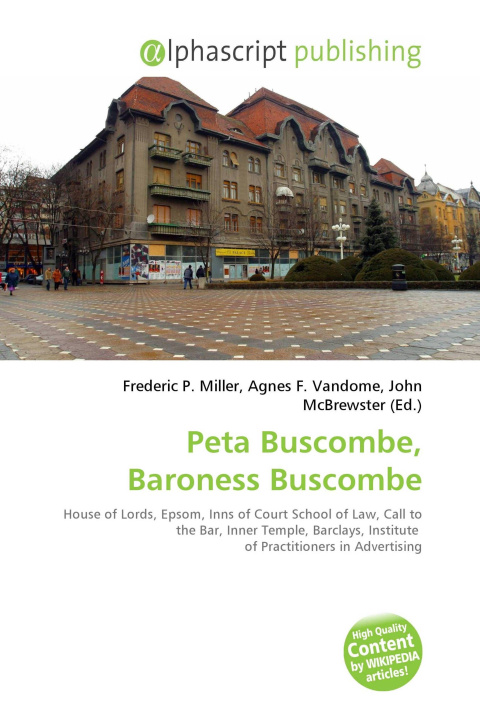 Книга Peta Buscombe, Baroness Buscombe Agnes F. Vandome